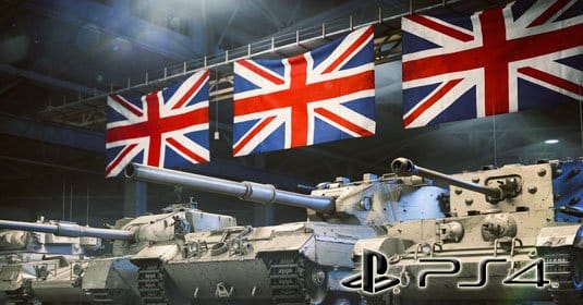 Обновление World of Tanks для PlayStation 4 от 10 февраля 2016 — Британская ветка развития