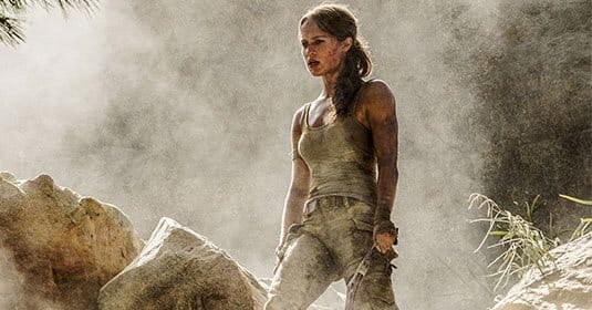 Алисия Викандер на официальных снимках со съемок Tomb Raider