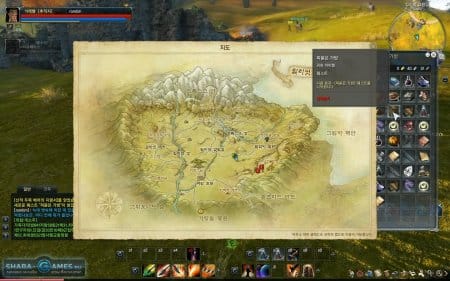 Карта одного из континетов игры ArcheAge