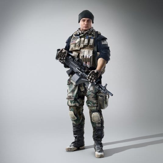 Еще один солдат из Battlefield 4