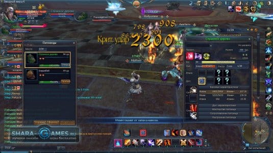 Скриншот битвы в игре Dark Age